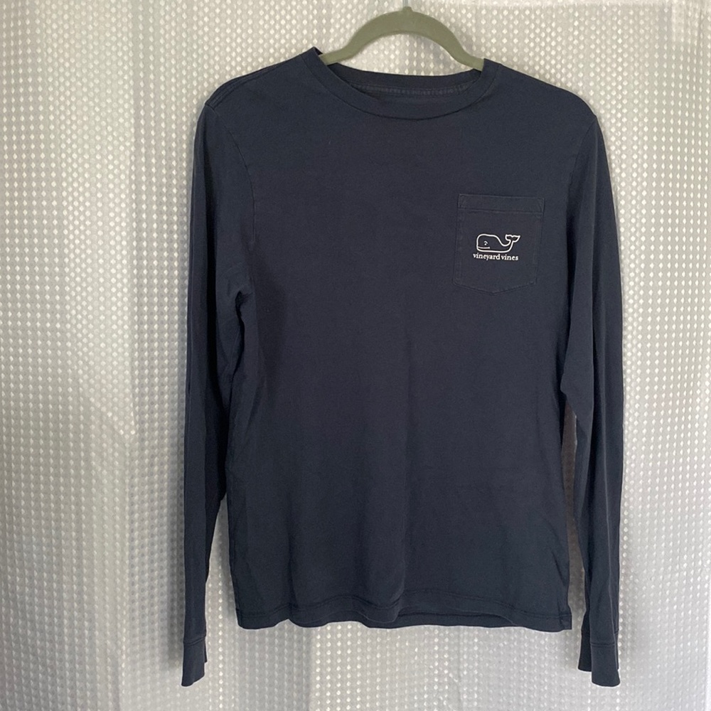 Kids Vineyard Vines Navy Long Sleeve Shirt